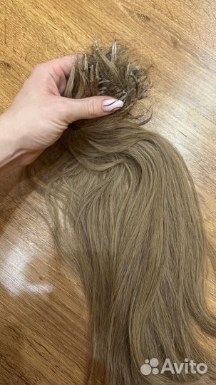 Волосы для наращивания натуральные бу 60 см