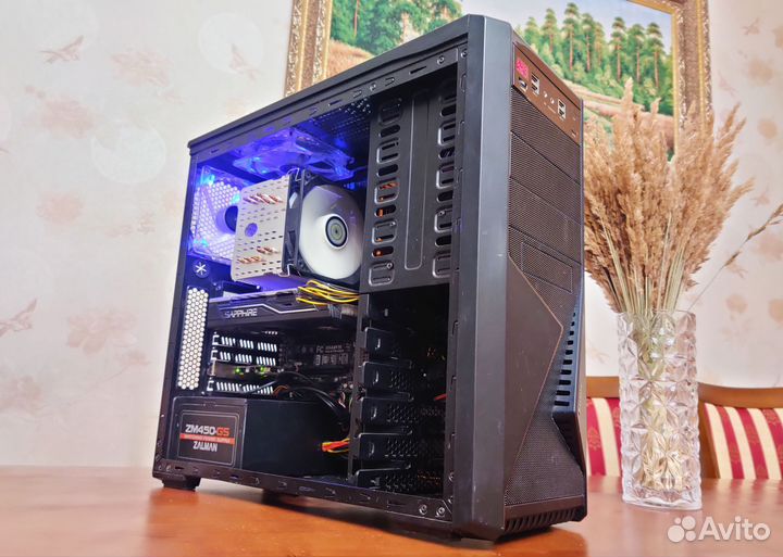 Игровой пк Intel Core i7/RX 570/16Gb/SSD