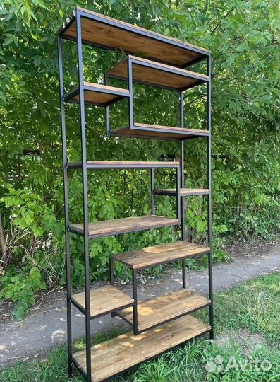 Лофт стеллаж для дома и офиса