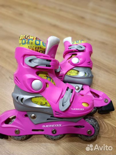 Роликовые коньки детские раздвижные