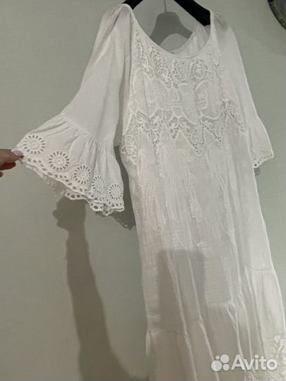 Летнее лёгкое платье из тонкого кружева