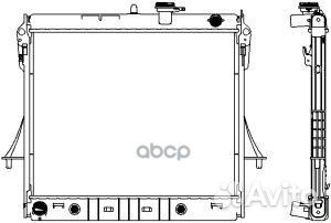 Радиатор системы охлаждения 30811009 Sakura