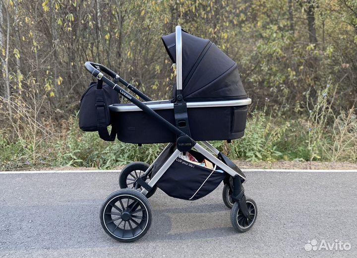 Коляска luxmom 3 в 1 бу