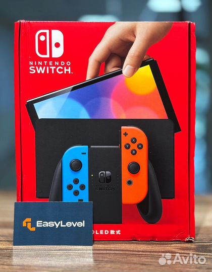 Nintendo Switch Oled 64Gb RedBlue Новый