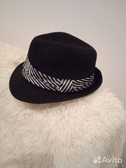 Шляпа фетровая женская черная