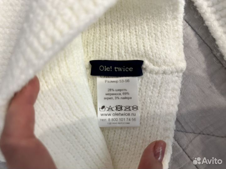 Комплект шапка и шарф