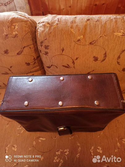 Чемодан кожа ретро СССР