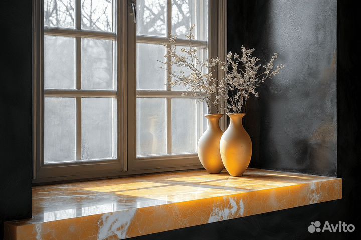 Каменные подоконники от производителя