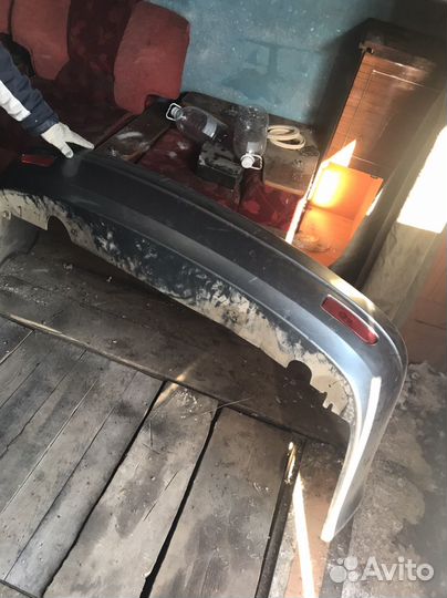 Бампер задний приора