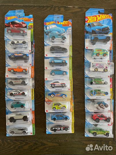 Hot Wheels машинки новые, лот 65 шт