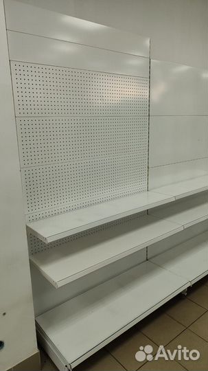 Стеллажи торговые Русь и Микрон