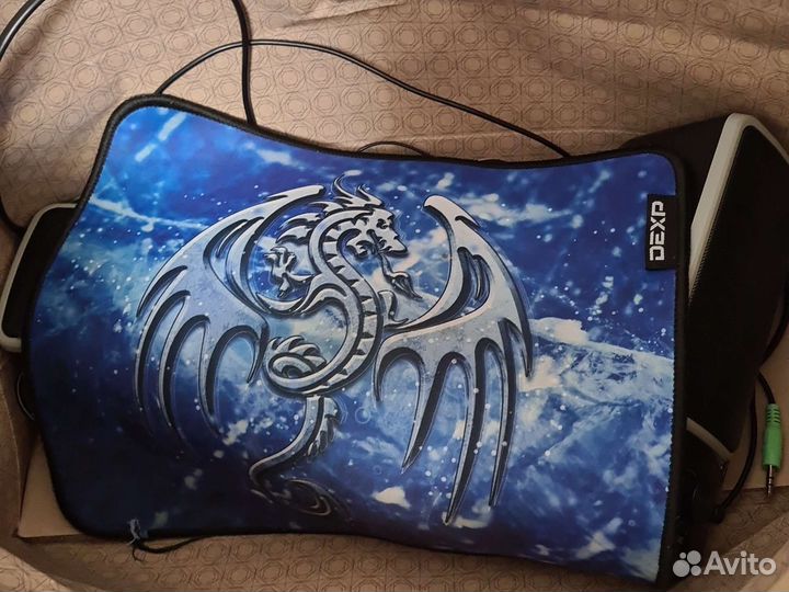 Игровой руль,колонки для пк,коврик для мыши