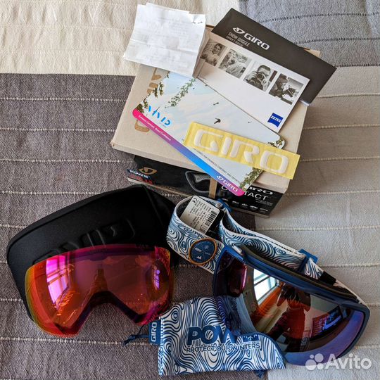 Маска для сноуборда Giro Contact Pow линзы Zeiss