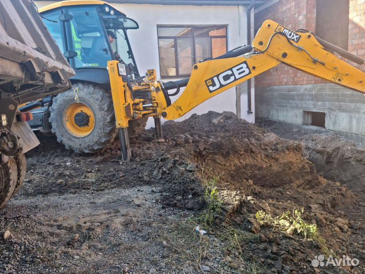 Услуги экскаватора погрузчика jcb