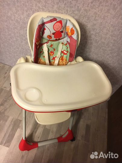 Стульчик для кормления chicco polly