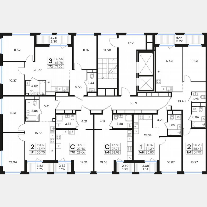 1-к. квартира, 35,8 м², 4/15 эт.