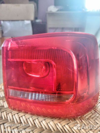 Фонарь задний на volkswagen touran
