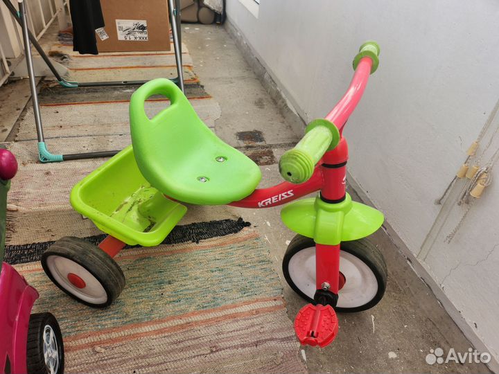 Велосипед детский трехколесный