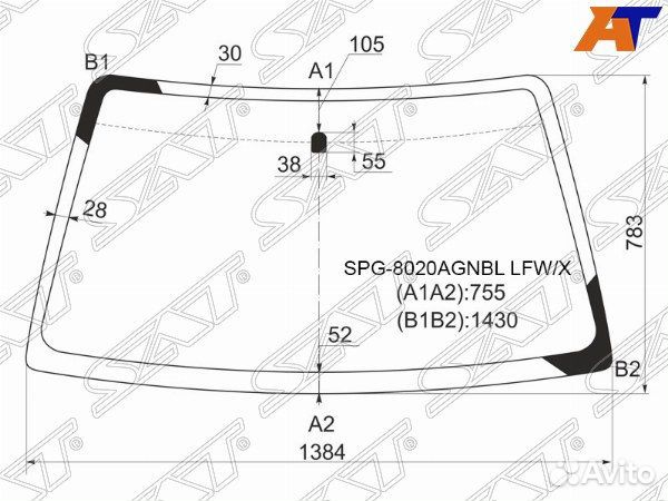 Стекло лобовое suzuki grand vitara 1997-2005