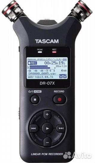 Tascam DR-07X портативный PCM стерео рекордер