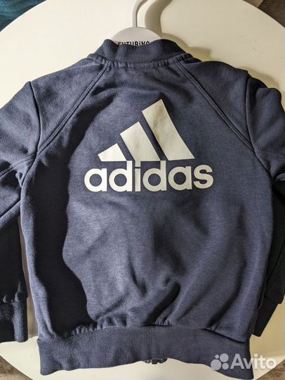 Лонгслив, спортивная кофта adidas р.116(маломер)