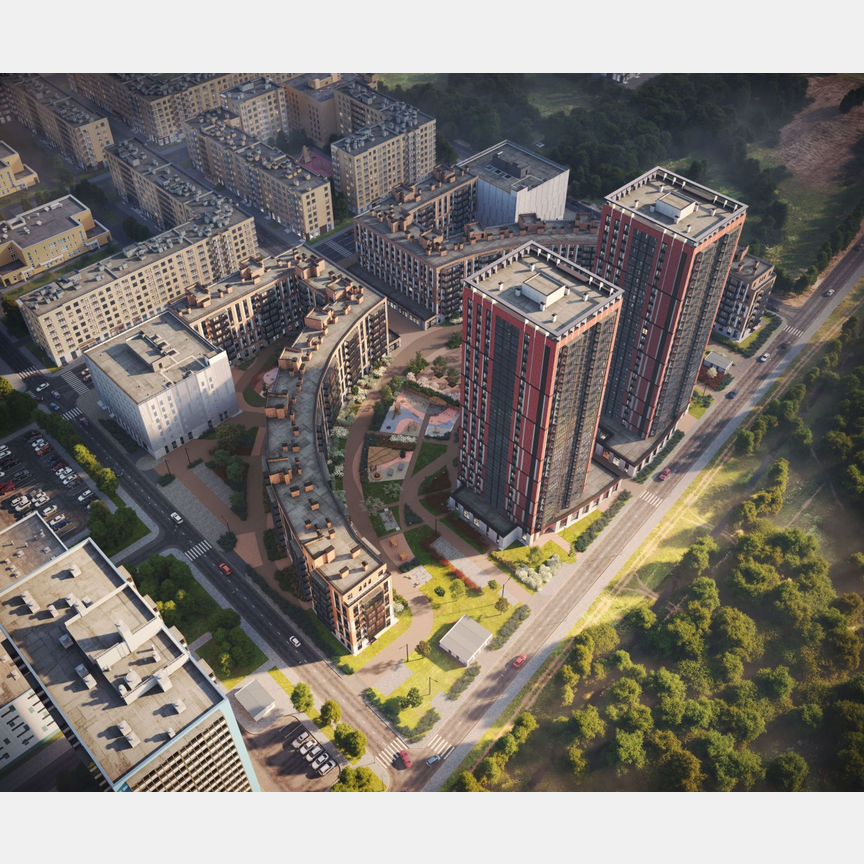 3-к. квартира, 64,4 м², 23/25 эт.