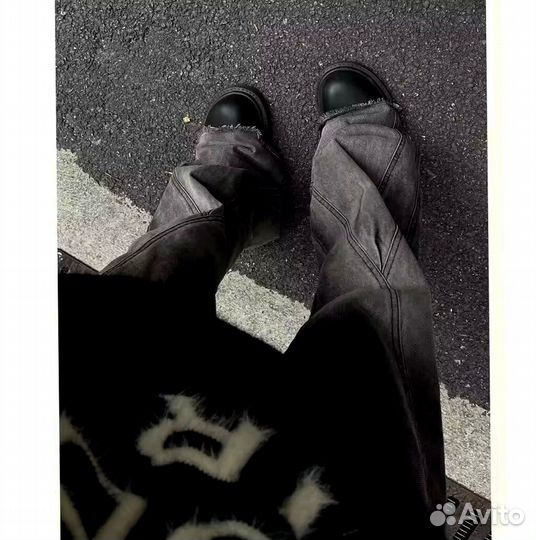 Джинсы клеш Rick Owens Jeans