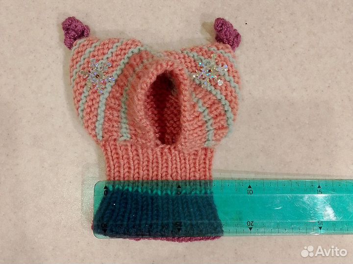 Одежда шапка для маленькой собаки