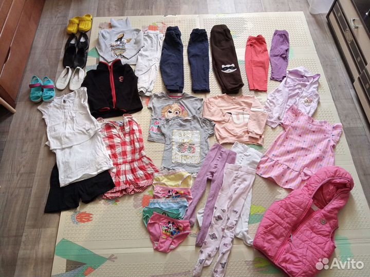 Одежда пакетом для девочки 92 98