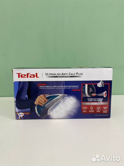 Tefal Ultragliss Plus Anti-Calc FV6842E0 новый