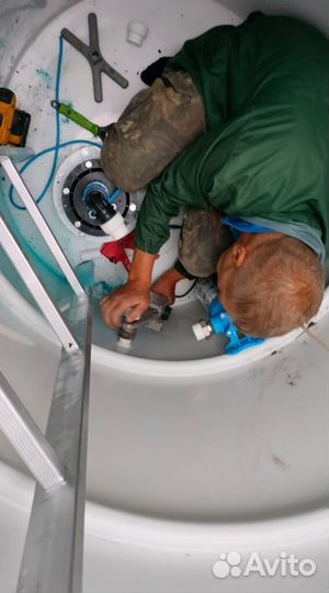 Монтаж септика под ключ. Установка 1 день