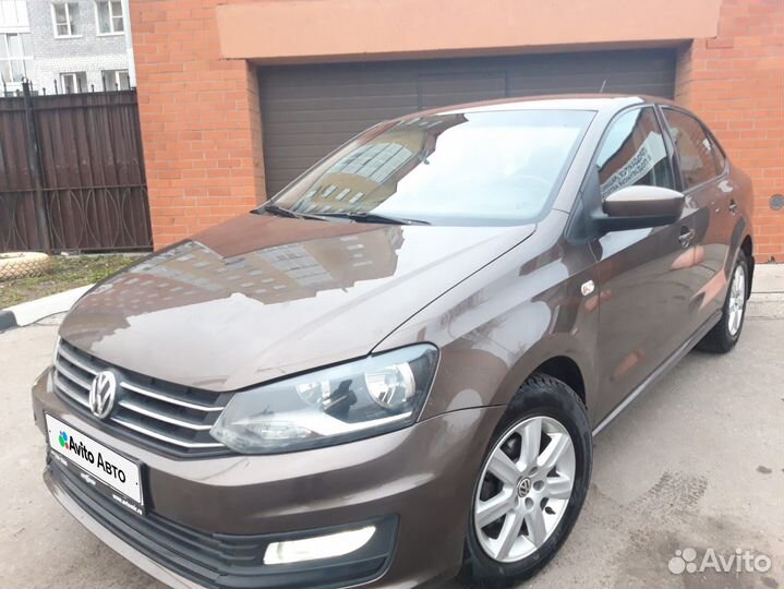 Volkswagen Polo 1.6 AT, 2015, 105 200 км