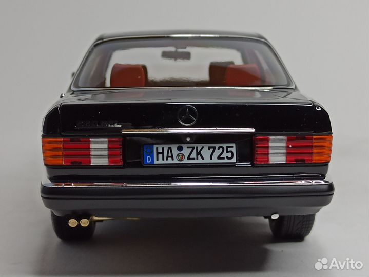 Mercedes 560 Sel Black (W126) Norev 1:18 Раритет