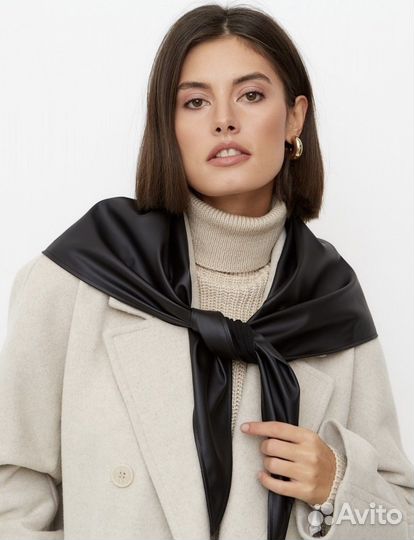 Косынка женская кожаная