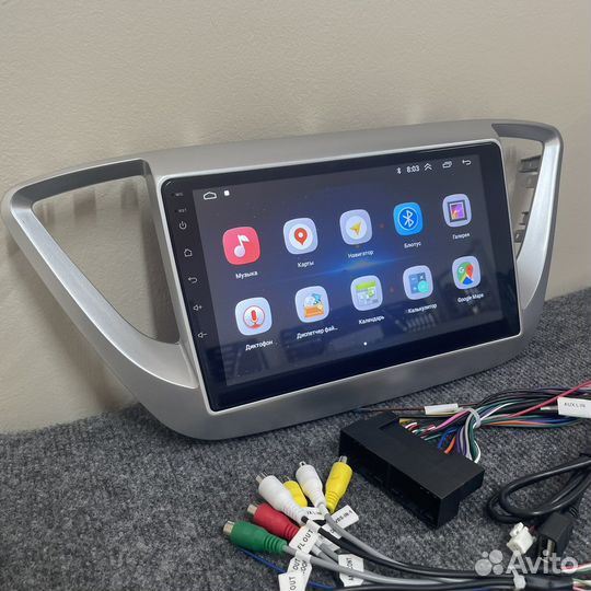 Магнитола 2/32 на Hyundai Solaris 2 Android