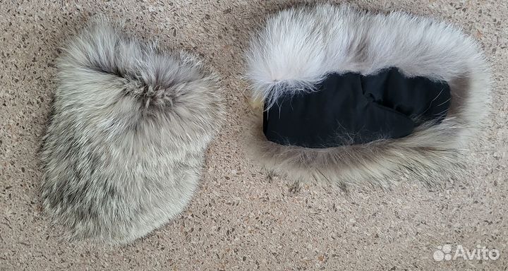 Варежки из волка детские