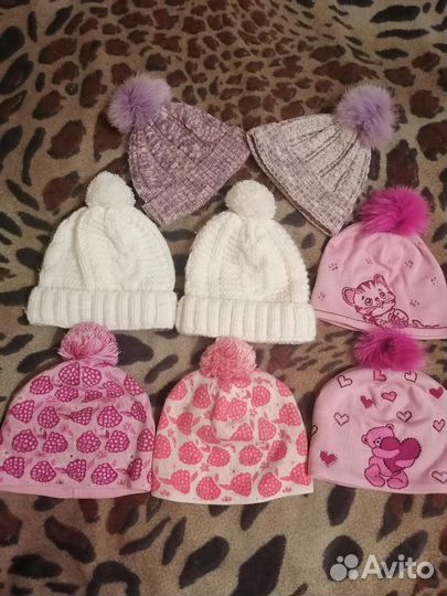 Шапки девочкам двойняшкам/близняшкам