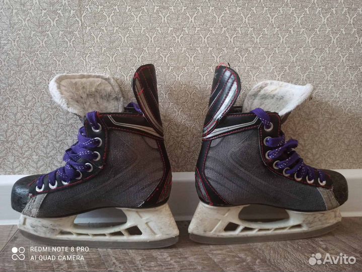 Хоккейные коньки bauer 33,5