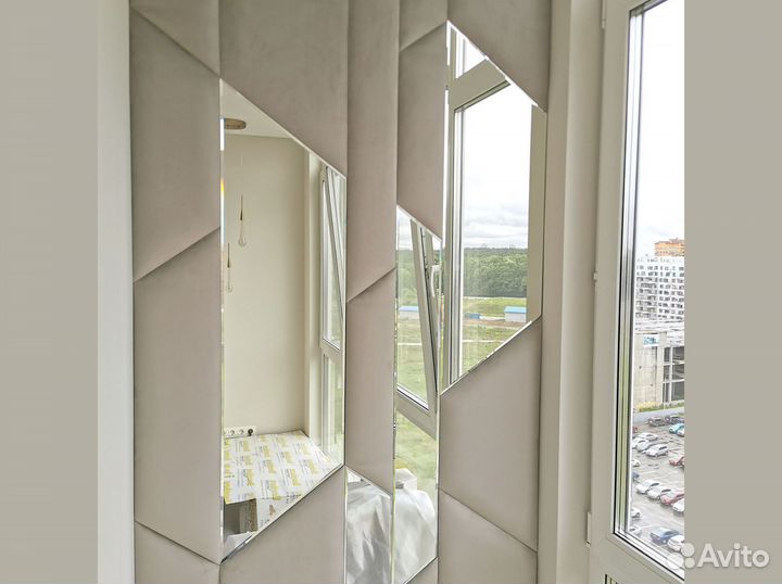 Мягкие стеновые панели лоджия