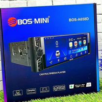 Магнитола Bos-mini a685d шахта 1den/ CarPlay