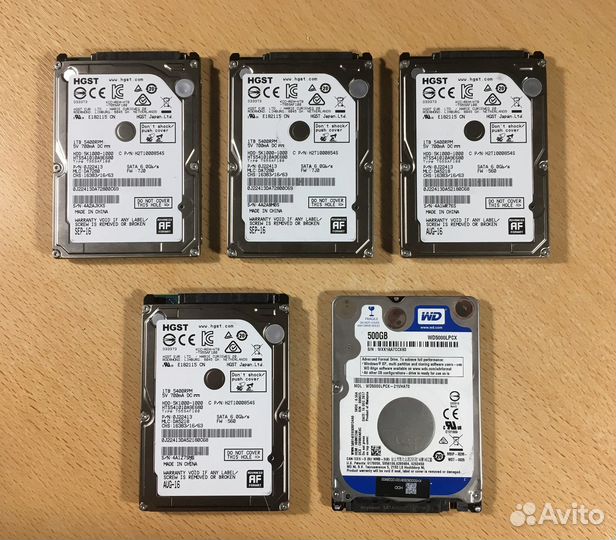 HDD 1Тб и 500Гб (2.5