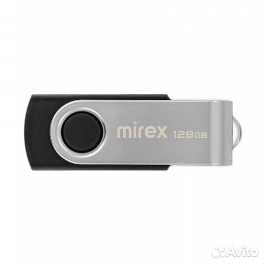 Usb флешка 128 гб Mirex swivel black