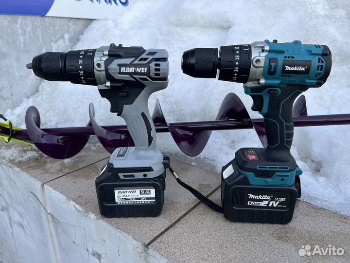 Шуурповерт для ледобура Makita nanwei 2 в 1