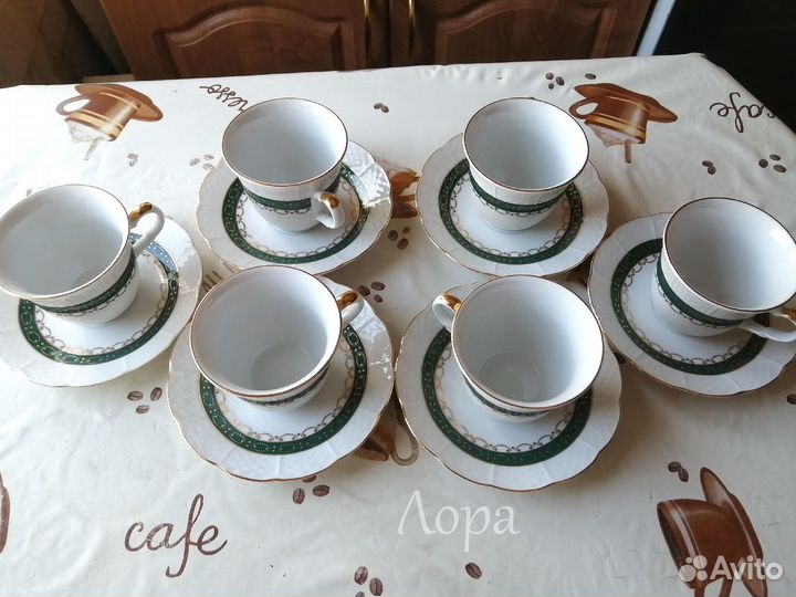 Чайные чашки с блюдцами Thun Чехия