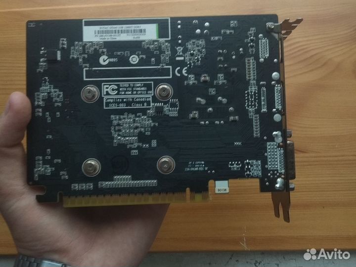 Видеокарта zotac gt 440 1gb ddr5