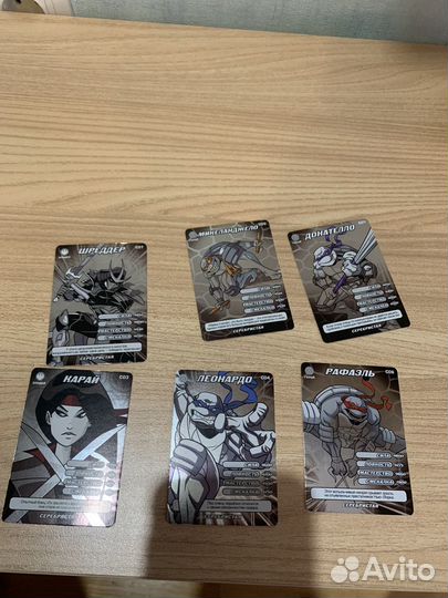 Редкие карточки черепашки ниндзя