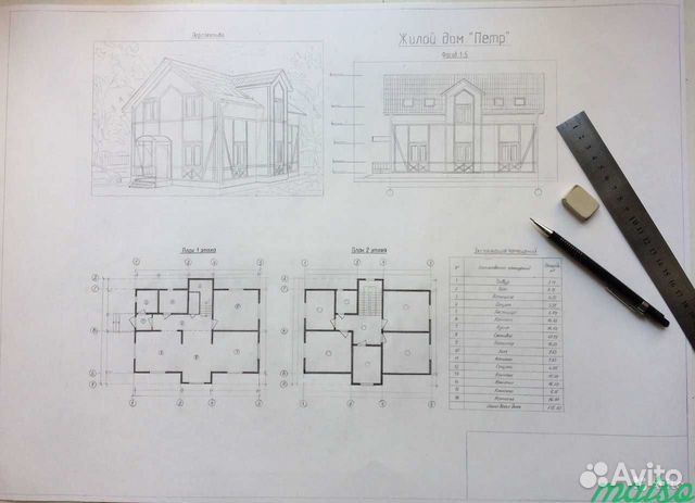 Чертежи по инженерной графике, Autocad, Revit в Кирове | Услуги | Авито
