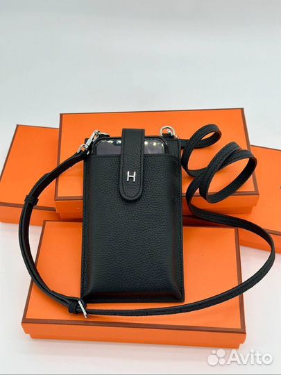Сумка hermes для мобильной