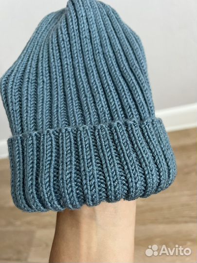 Комплект вязаный шапка и снуд