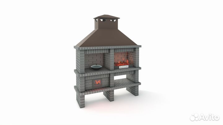 Сборный барбекю комплекс В наличии